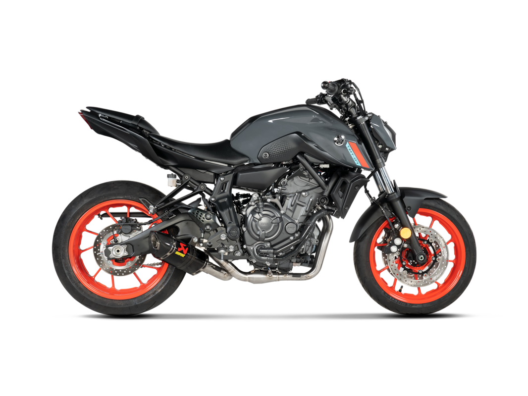 Akrapovič Racing Line Carbon Uitlaat – Yamaha MT-07 (2021 – 2025)
