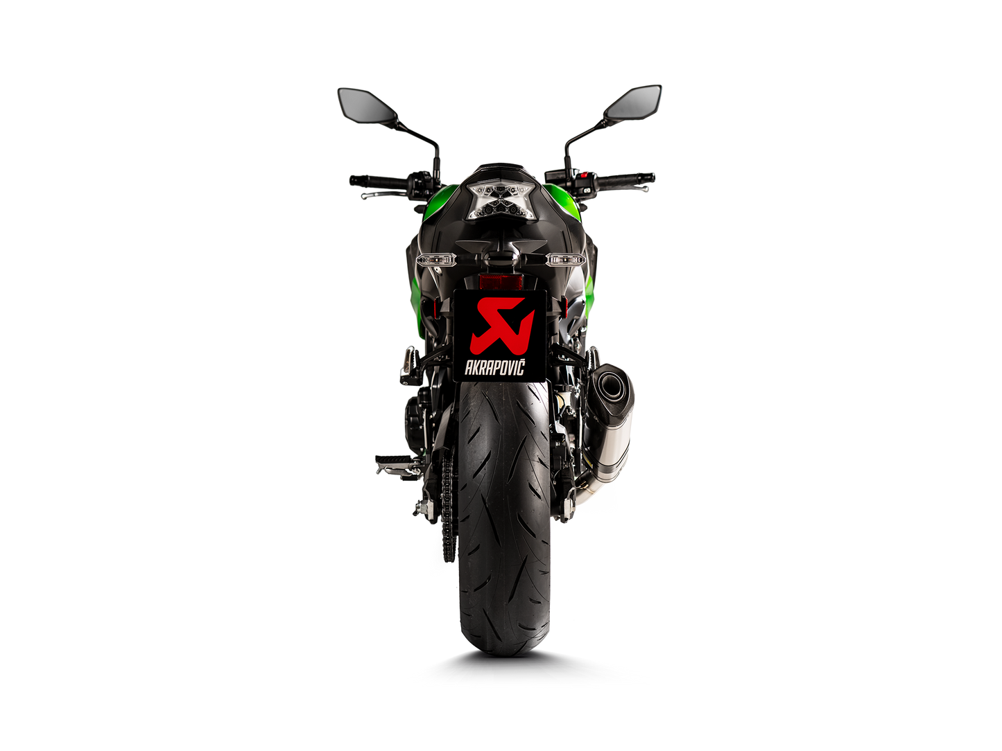 Akrapovič Uitlaat - Kawasaki Z900 2020-2024 - Slip-On Line (Titanium)