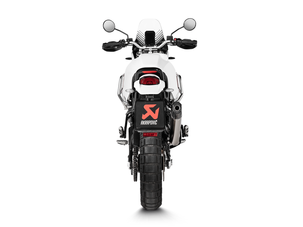 Akrapovič Uitlaat - Ducati DesertX 2022-2024 - Slip-On Line (Titanium)