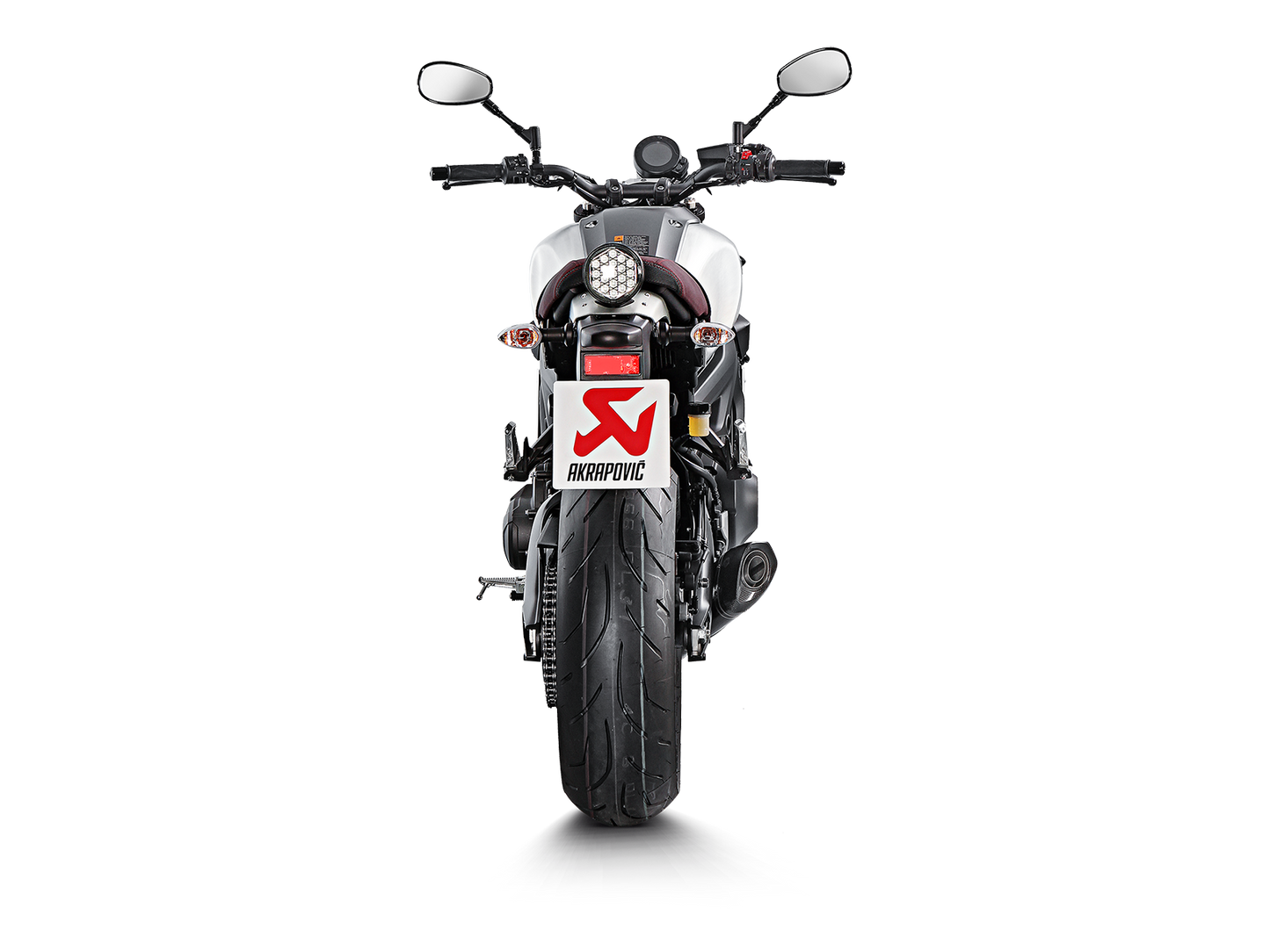 Akrapovič Uitlaat - Yamaha MT-09/FZ-09 2014-2016 | MT-09/FZ-09 2017-2020 | XSR 900 / GP 2016-2021 - Racing Line (Carbon) - Motor Accessoires