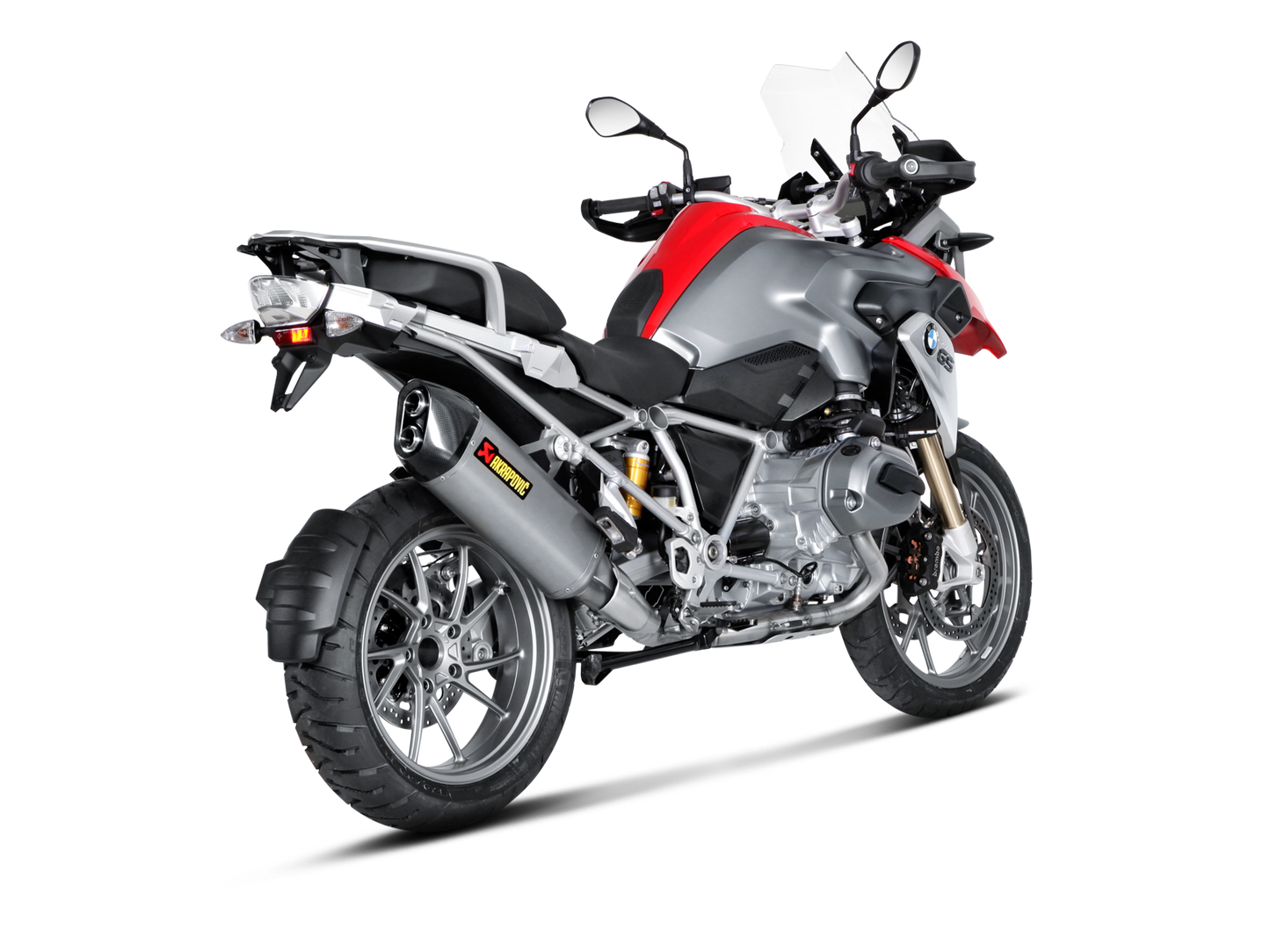 Akrapovič Uitlaat Voorbocht - BMW R 1200 GS 2013-2018 | R 1200 GS ADVENTURE 2014-2018 - Optional Header (Titanium) - Motor Accessoires
