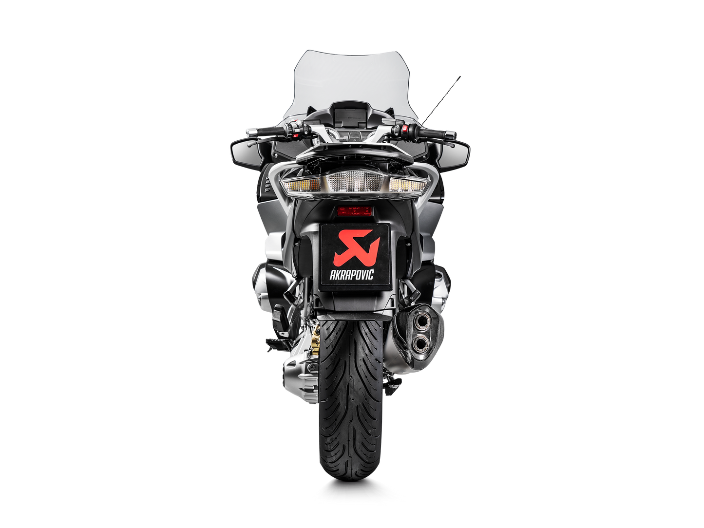 Akrapovič Uitlaat - BMW R 1250 RT 2019-2024 - Slip-On Line (Titanium)