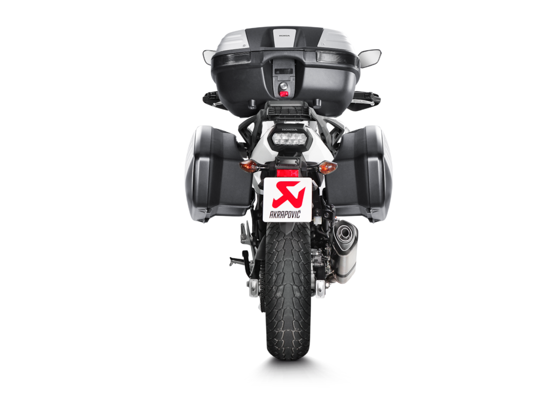 Akrapovic Uitlaat - Motor Accessoires - Honda NC700 / NC750X - 2012 t/m 2020 - Slip-On Line (Titanium)