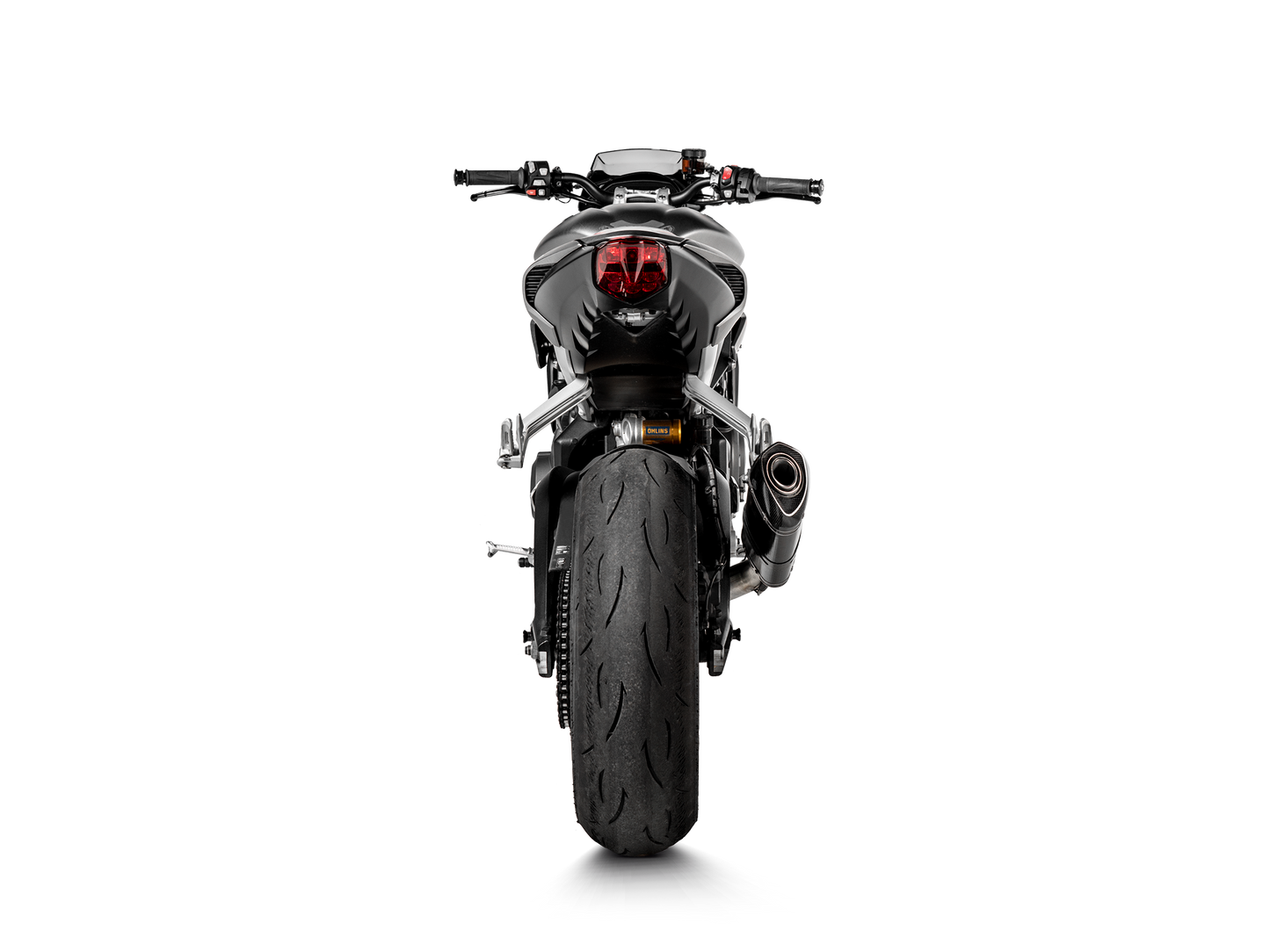 Akrapovič Uitlaat - Triumph Street Triple / Daytona 765 S / R / RS 2017-2019 - Slip-On Line (Carbon) - Motor Accessoires