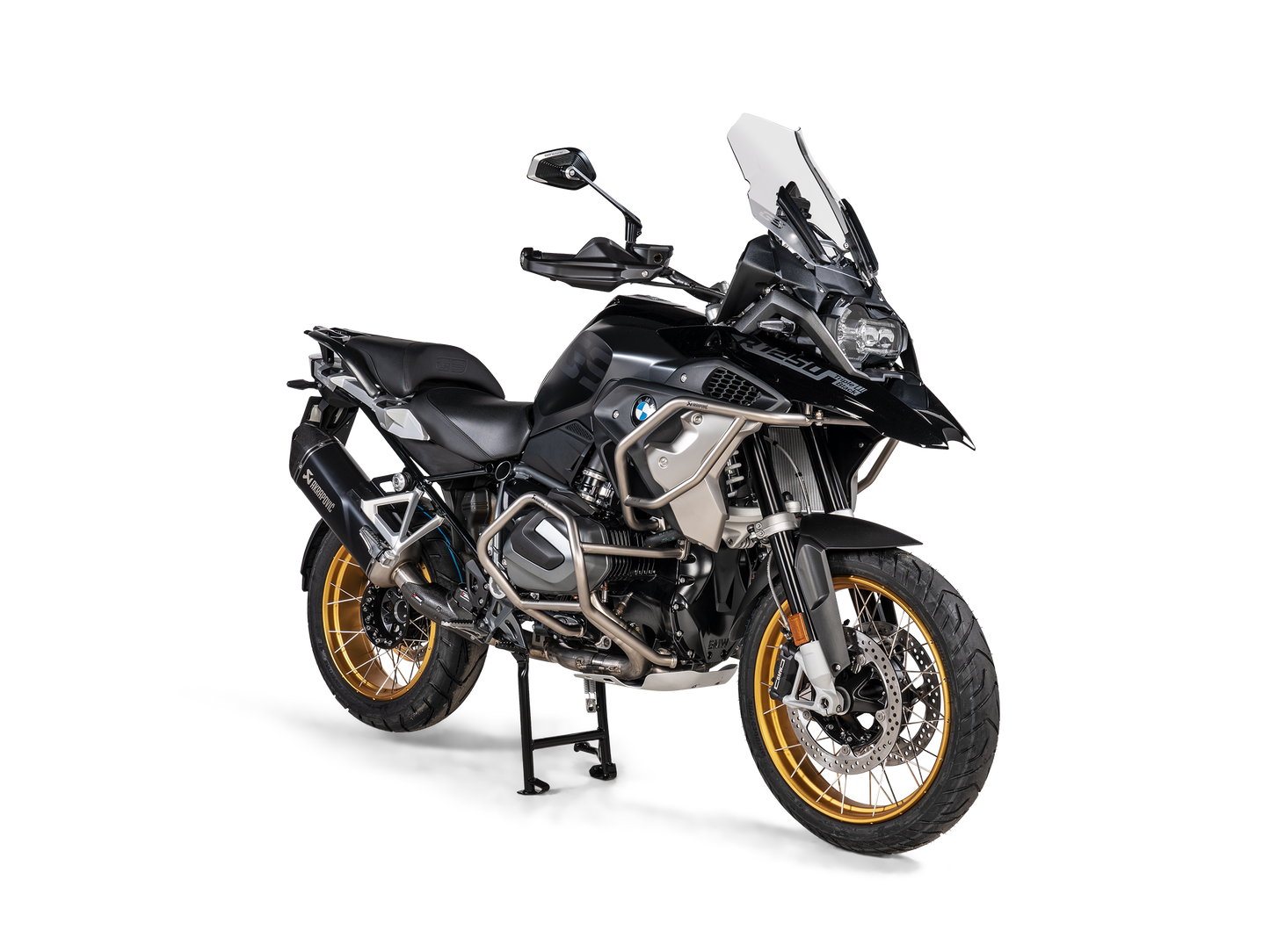 Optionele Akrapovič Uitlaat Accessoires - BMW R 1250 GS / ADVENTURE 2019-2023 - Lower Protection Bar Set (Titanium) - Motor Accessoires