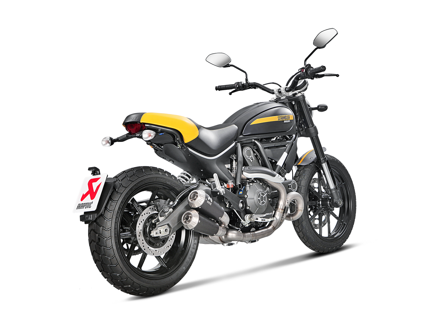 Akrapovič Uitlaat Voorbocht - Ducati Scrambler Café Racer 2017-2020 | Scrambler Icon/Urban Enduro/Classic/Full Throttle 2015-2020 - Optional Header (Titanium) - Motor Accessoires