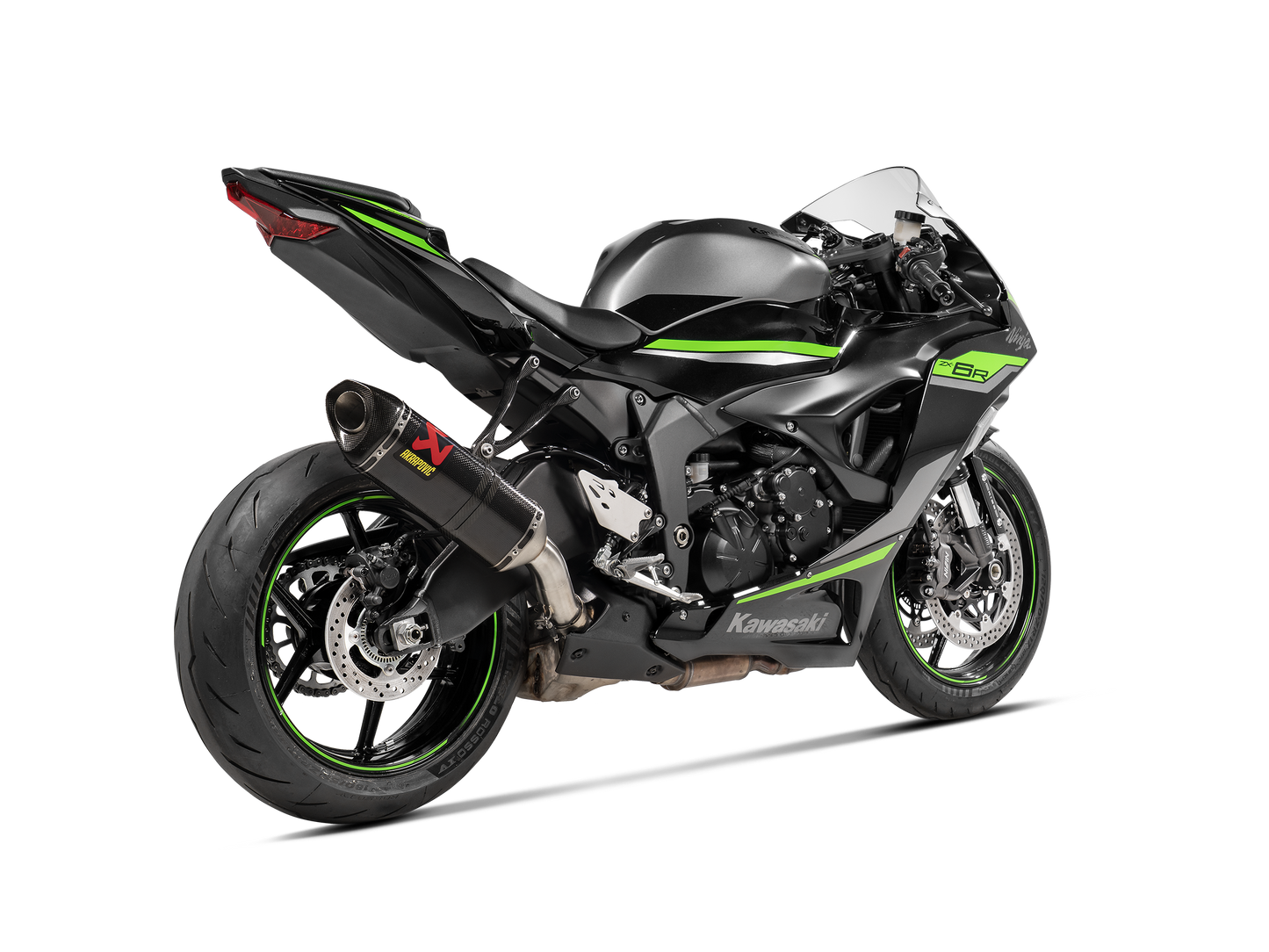 Optionele Akrapovič Uitlaat Accessoires - Kawasaki Ninja ZX-6R 2009-2026 | Ninja ZX-6R 636 2013-2020 - Muffler bracket (Carbon) - Motor Accessoires