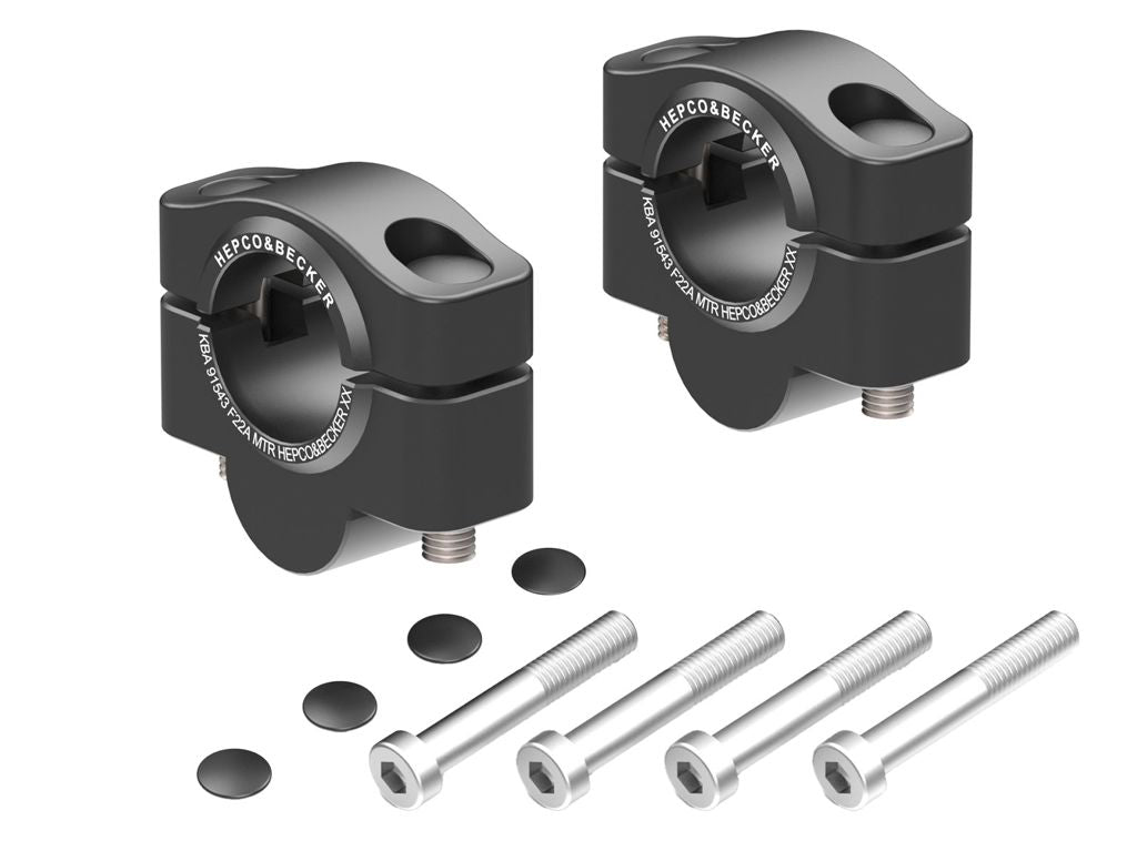 Stuurverhogers 20mm zwart