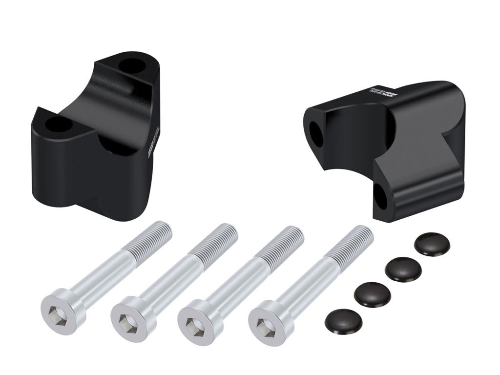 Stuurverhogers 25mm zwart