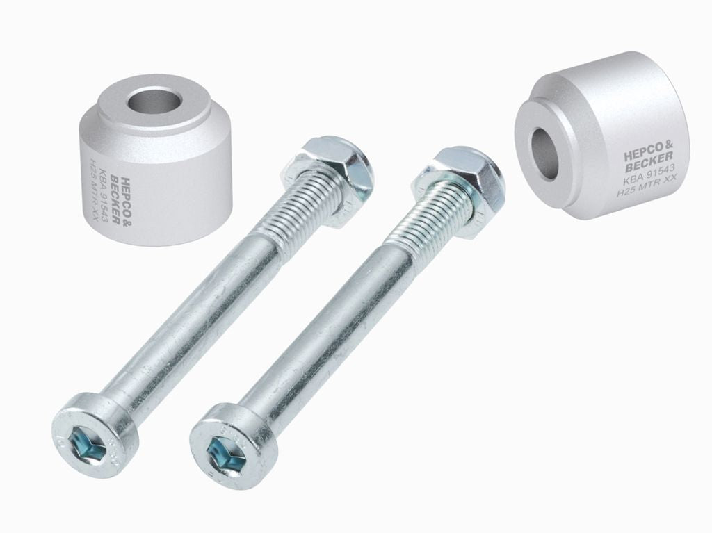 Stuurverhogers 25mm zilver