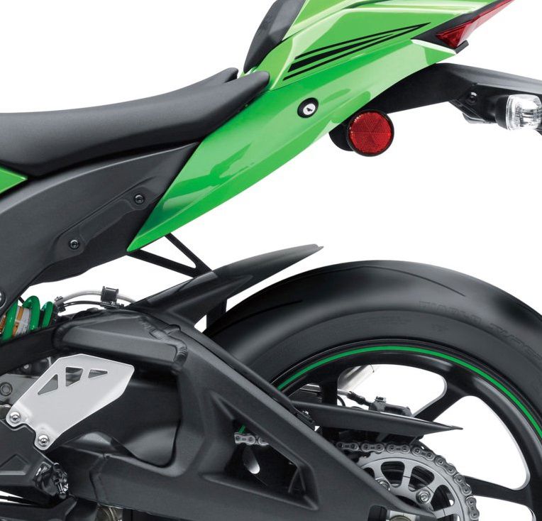 Achterspatbord Verlenger Mat Zwart Voor Het Originele Spatbord Kawasaki Zx10-R '16-