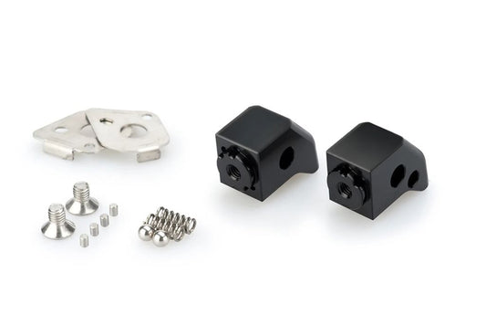 VARIO voetsteunadapters achterzijde van Puig diverse Tiger 800 modellen