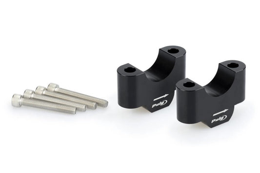 Stuurverhogers 30mm zwart Puig BMW R1200GS / R1250GS / Adventure