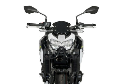 Puig Naked Front Spoiler - Kawasaki Z900 2020-2024 | Z900E (70kw) 2021-2024 | Z900SE 2022-2024 - Carbon Look / Mat Zwart
