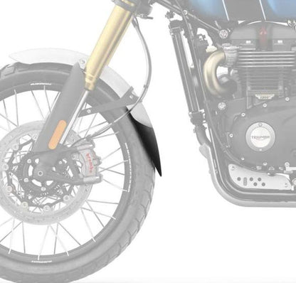 Voorspatbord Verlenger Zwart Puig Triumph Scrambler 1200Xc/Xe '19-'21