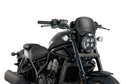 Puig Windscherm - Honda CMX1100 Rebel 2021-2026 - Carbon Look / Mat Zwart