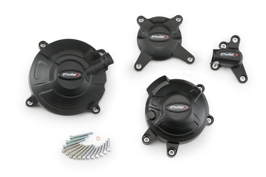Engine cover set 4-delig kant Puig Yamaha MT-09 / XSR900 / Tracer 9
