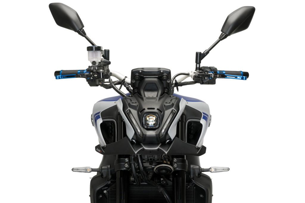 Puig Naked Front Spoiler - Yamaha MT-09 2021-2023 - Carbon Look / Mat Zwart