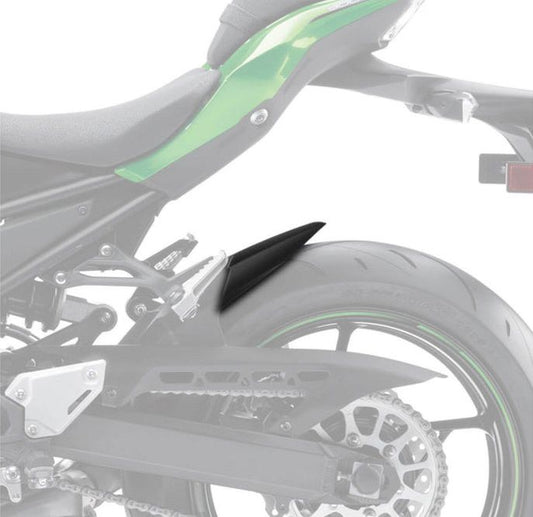 Achterspatbord verlenger mat zwart voor het originele spatbord Kawasaki Z H2 '20-