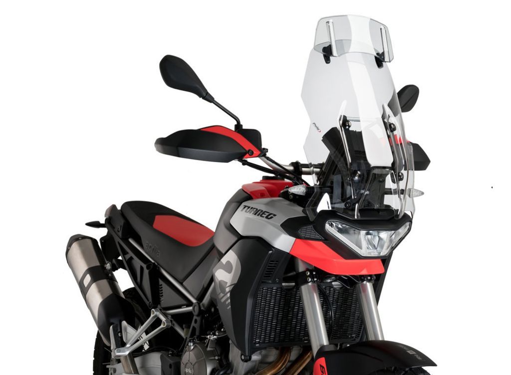 Vervangingsruit Touring Met Opzetruitje Transparant Puig Aprilia Tuareg 660 '22-
