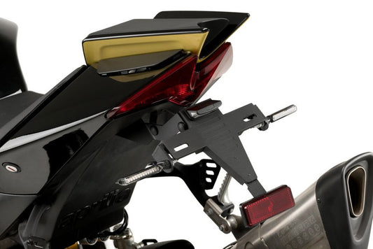 Kentekenplaathouder zwart Puig Aprilia RSV4 1100 Factory '21-