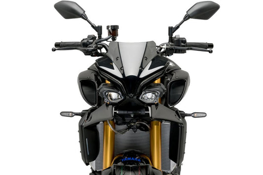 Naked Front Spoiler Puig voor Yamaha MT-10 / SP '22- zwart