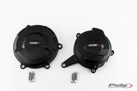 Engine cover set 2-delig met FIM keur Puig Ducati Panigale V4 / V4R / V4S