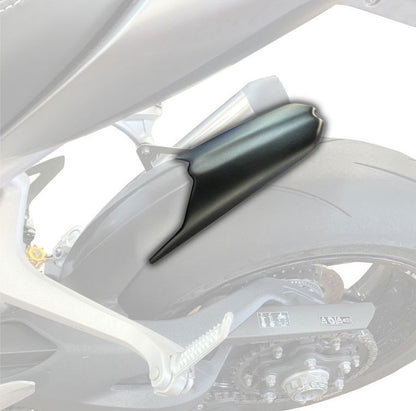 Achterspatbord verlenger mat zwart voor het originele spatbord Triumph Speed Triple 1200 RR/RS