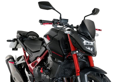 Vervangingsruit naked bike model Sport Plus Puig Honda CB750 Hornet '23-24 carbon look