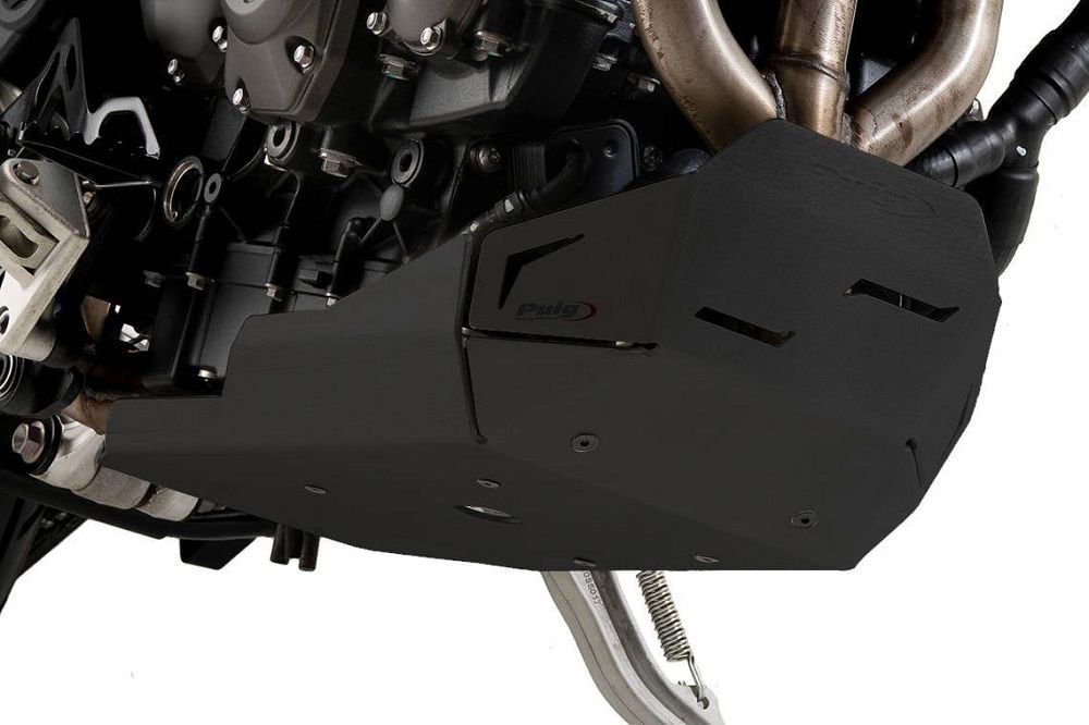 Carterplaat Zwart Aluminium Puig Triumph Tiger 900 Modellen