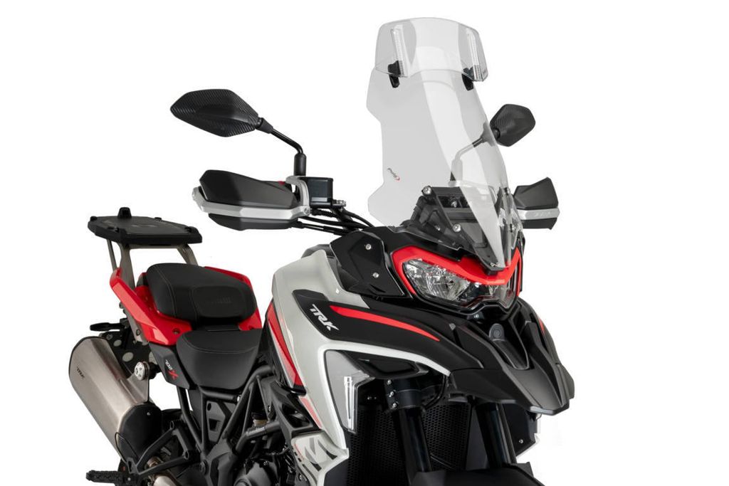 Vervangingsruit touring met opzetruitje Puig Benelli TRK 702 / X '23- transparant