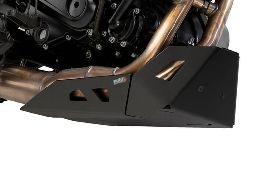 Carterplaat Zwart Aluminium Puig Benelli Trk 702 / X '23-