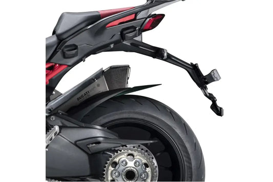 Achterspatbord verlenger mat zwart voor het originele spatbord Ducati Multistrada V4 Pikes Peak '21-/ V4 RS 2024