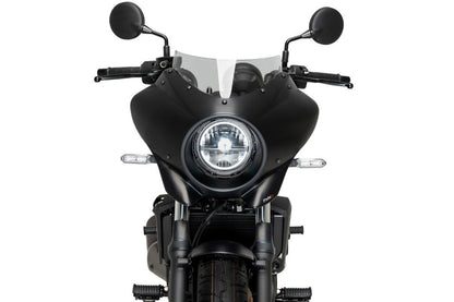 Semifairing Mirage Sport Glanzend Zwart Puig Kawasaki Eliminator 500 '24-