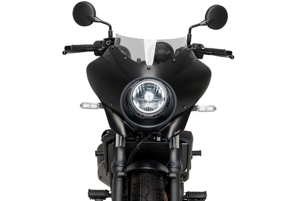 Semifairing Mirage Sport Glanzend Zwart Puig Kawasaki Eliminator 500 '24-