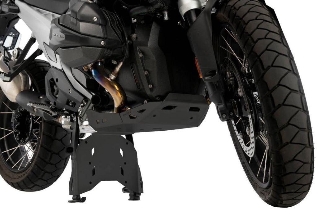 Middenbok Beschermplaat Zwart Aluminium Puig Bmw R1300Gs '23- / Adventure '24-
