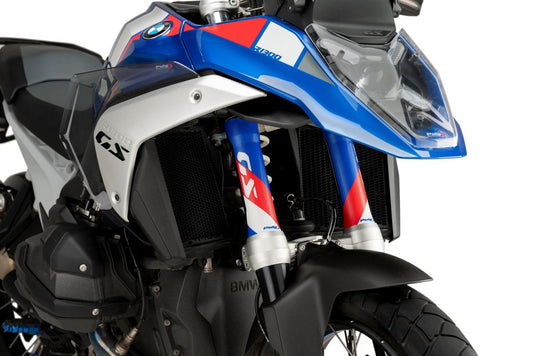 Voorvork protector sticker set met logo Puig BMW R1300GS / Adventure