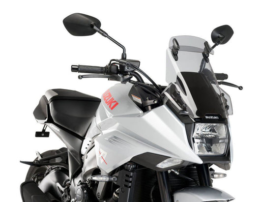 Vervangingsruit Touring Met Opzetruitje Licht Getint Puig Suzuki Katana 1000 '19-
