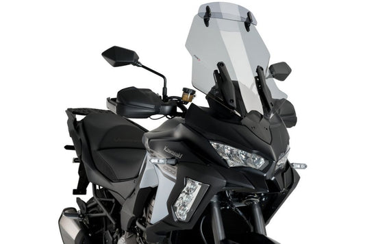 Vervangingsruit touring met opzetruitje licht getint Puig Kawasaki Versys 1000/ 1100