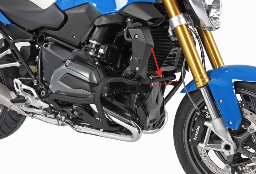 Valbeugel Verbindingsbeugel Hepco&Becker Zilver Bmw R1200Gs Lc '13-'18