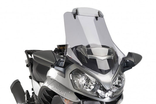 Vervangingsruit touring met opzetruitje licht getint Puig Kawasaki GTR1400 '07-'14