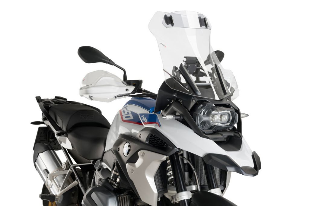 Vervangingsruit Touring Met Opzetruitje Transparant Puig Bmw R1200/1250Gs / Adv '13-23