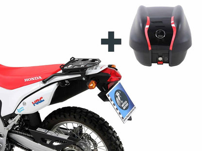 Topdrager Zwart Minirack Hepco&Becker Honda Crf250L '12-/ Rally '17-'21 Inclusief Tc30 Journey
