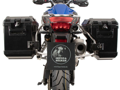 Kofferset Hepco&Becker 'Cutout' Met Rvs Rek En Xplorer Black Koffers Bmw F800Gs '24-