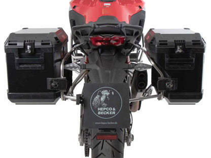 Kofferset Hepco&Becker 'Cutout' Black Diverse Ducati Multistrada V4 -'24