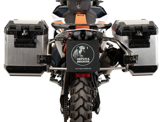 Kofferset Hepco&Becker 'Cutout' Zilver Ktm 890 Smt '23-