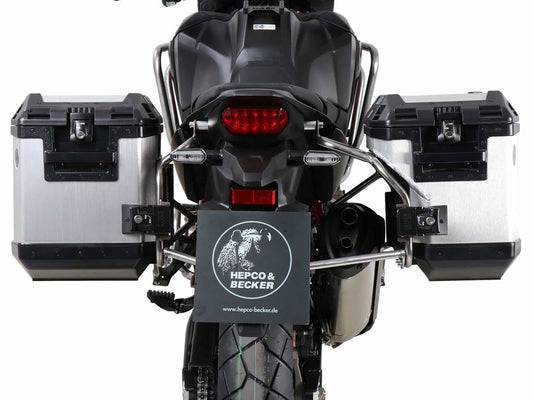 Kofferset Hepco&Becker 'Cutout' Met Rvs Rek En Xplorer Koffers Honda Crf 1100 L Africa Twin '19-23