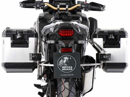 Kofferset Hepco&Becker 'Cutout' Met Rvs Rek En Xplorer Koffers Honda Crf 1100 L Africa Twin '24-