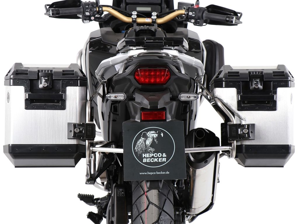 Kofferset Hepco&Becker 'Cutout' Met Rvs Rek En Xplorer Koffers Honda Crf1100L Africa Twin Adventure Sports '20-