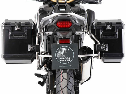 Kofferset Hepco&Becker 'Cutout' Met Rvs Rek En Xplorer Koffers Honda Crf1100L Africa Twin Adventure Sports '20-23